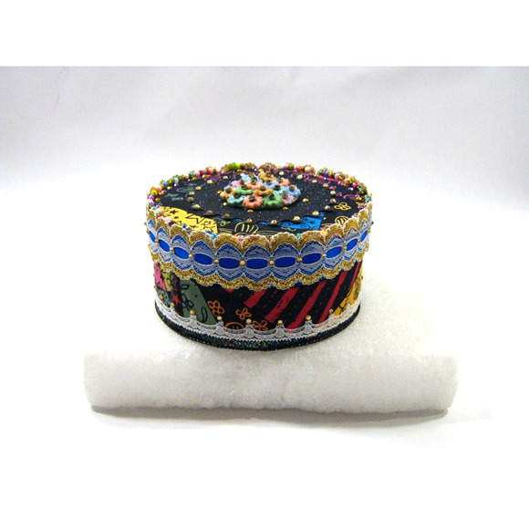 Keepsake Jewelry Trinket Box for Mementos Desk Items w/ Mini Journal + Potpourri - Picture 2 of 16